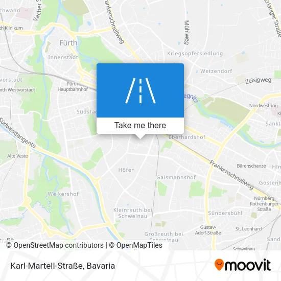 Карта Karl-Martell-Straße
