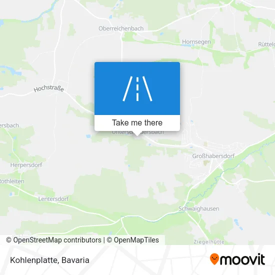 Карта Kohlenplatte