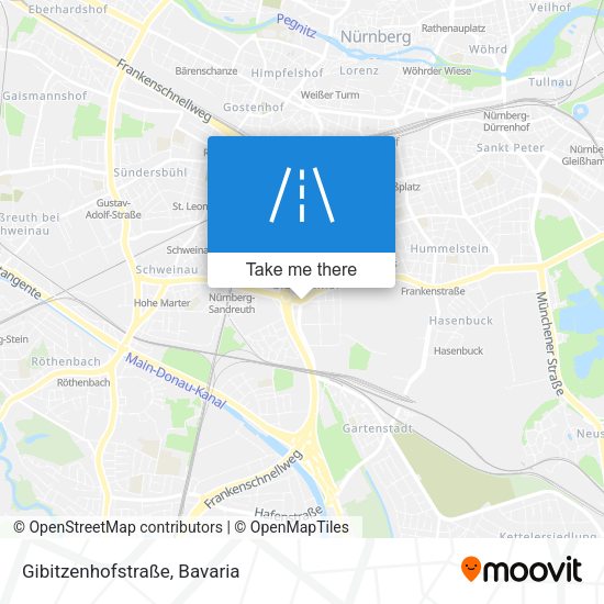 Gibitzenhofstraße map
