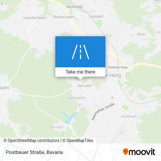 Postbauer Straße map