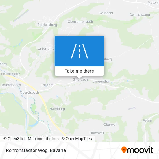 Rohrenstädter Weg map