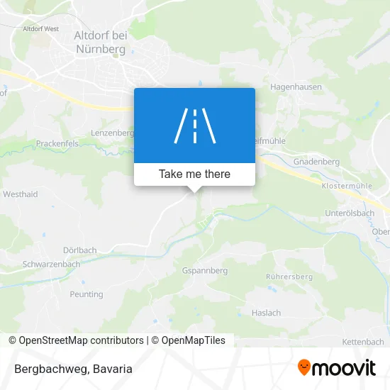 Карта Bergbachweg