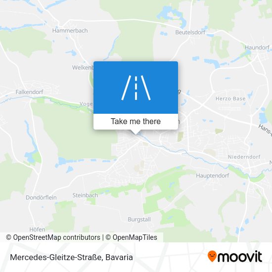 Mercedes-Gleitze-Straße map
