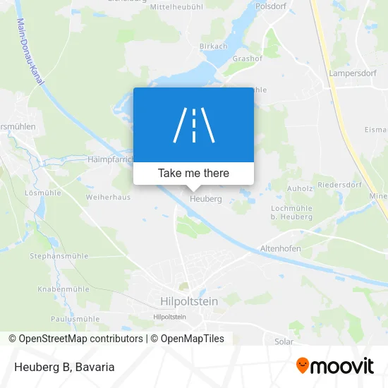 Heuberg B map