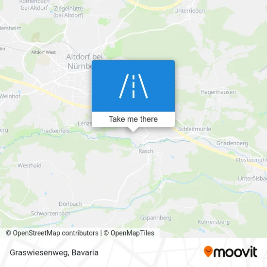 Карта Graswiesenweg