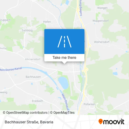 Карта Bachhauser Straße