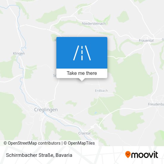 Schirmbacher Straße map