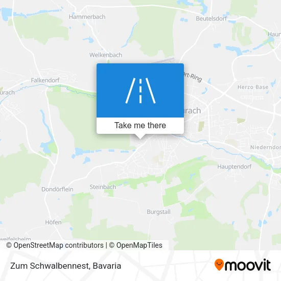 Карта Zum Schwalbennest