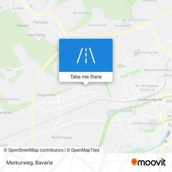 Merkurweg map