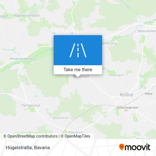 Hügelstraße map