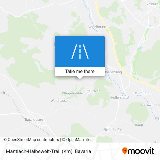 Mantlach-Halbewelt-Trail (Km) map