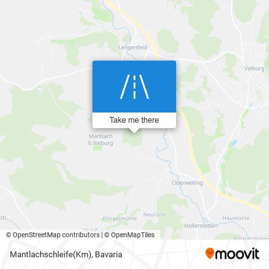 Mantlachschleife(Km) map