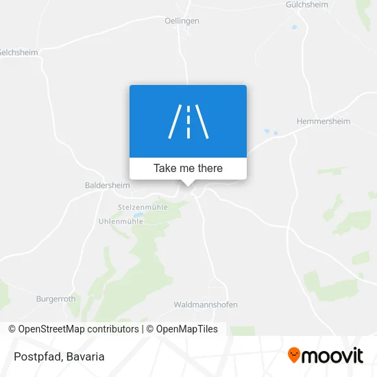 Карта Postpfad