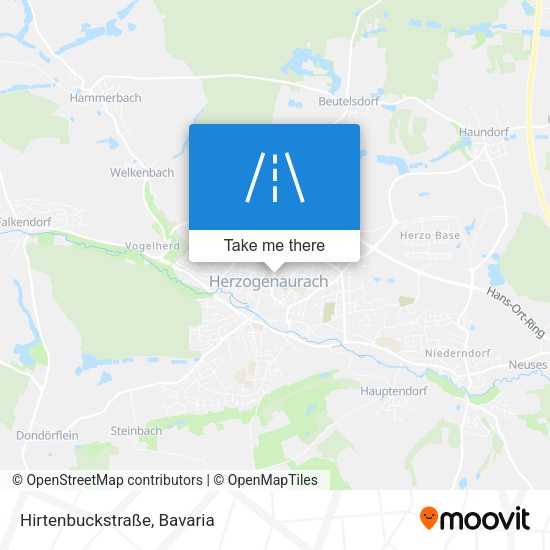Hirtenbuckstraße map