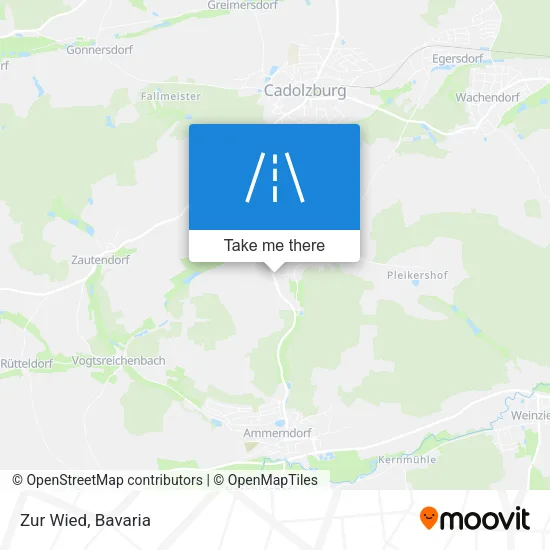 Карта Zur Wied