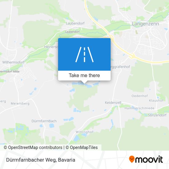 Dürrnfarnbacher Weg map