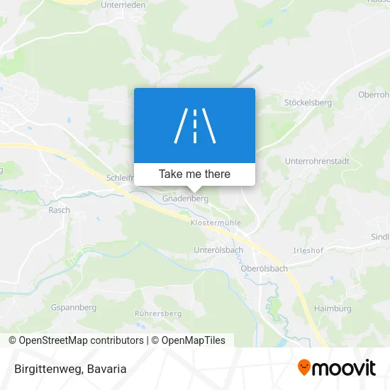 Карта Birgittenweg