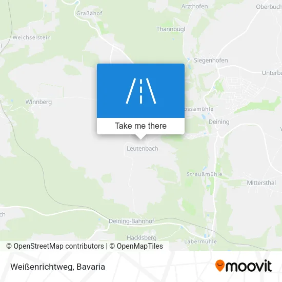 Карта Weißenrichtweg