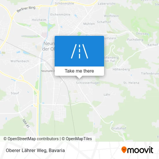 Карта Oberer Lährer Weg