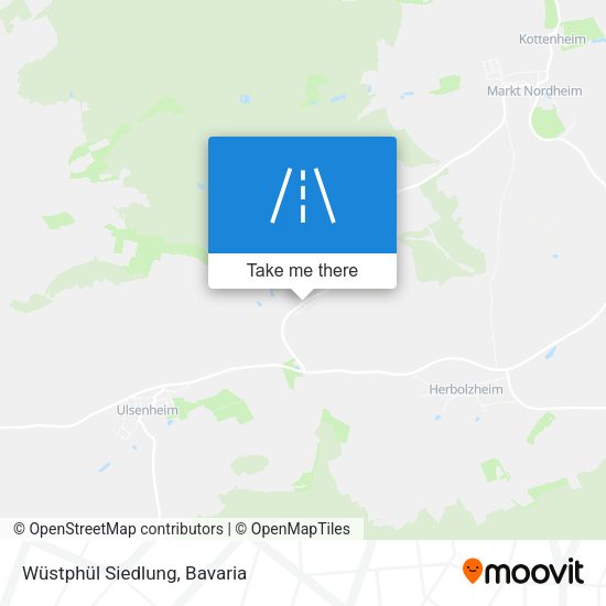 Wüstphül Siedlung map