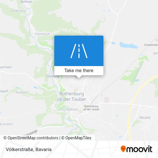 Völkerstraße map
