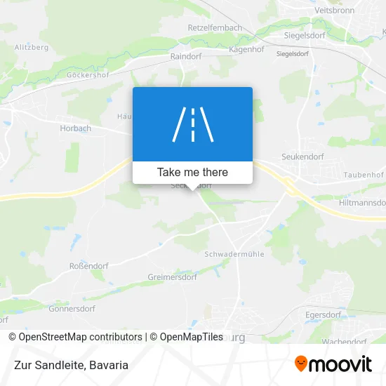 Карта Zur Sandleite