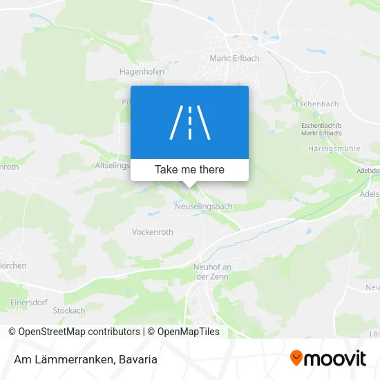 Am Lämmerranken map
