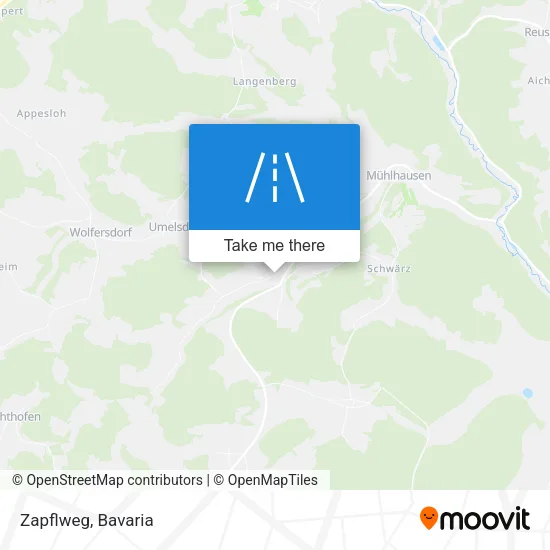 Карта Zapflweg