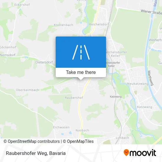 Карта Raubershofer Weg