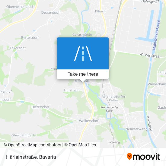 Härleinstraße map