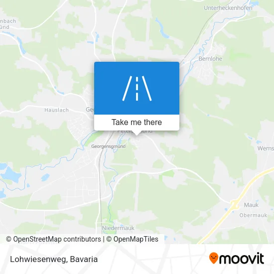 Карта Lohwiesenweg