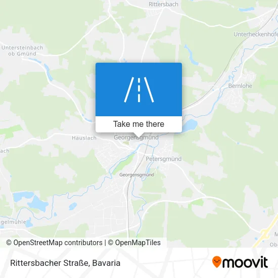 Rittersbacher Straße map