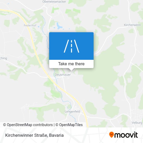Kirchenwinner Straße map
