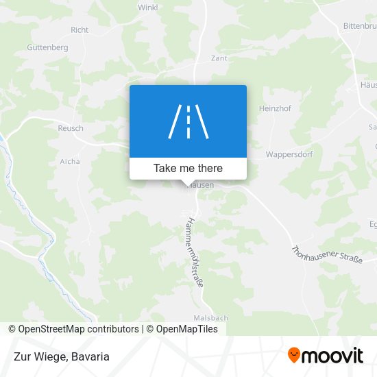 Zur Wiege map