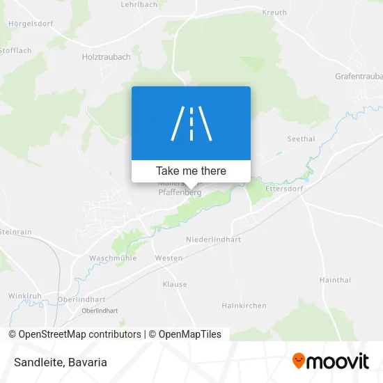 Карта Sandleite