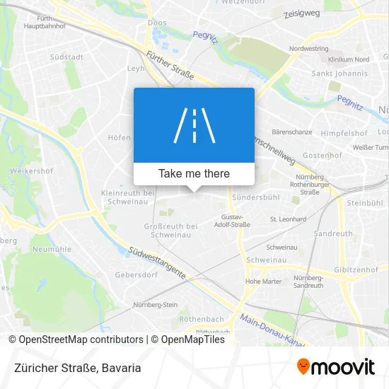 Карта Züricher Straße