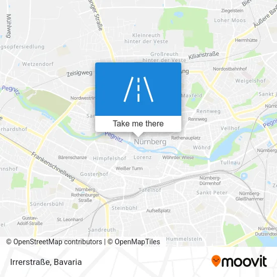 Irrerstraße map