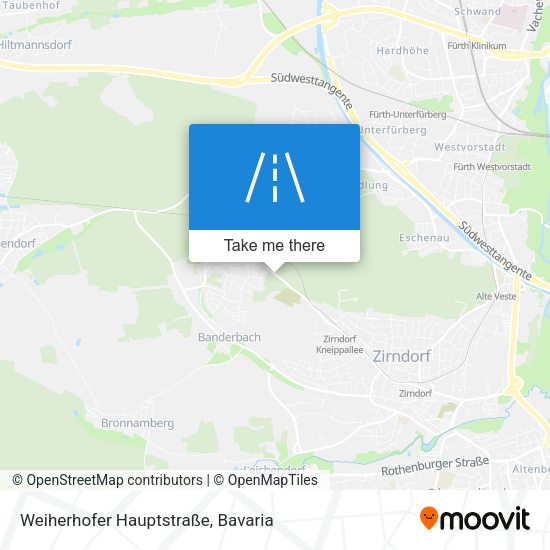 Weiherhofer Hauptstraße map