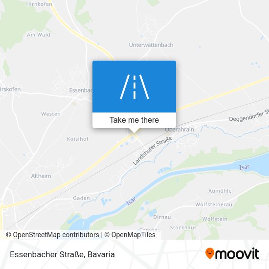 Essenbacher Straße map