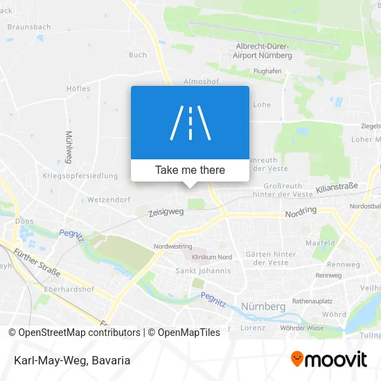 Карта Karl-May-Weg