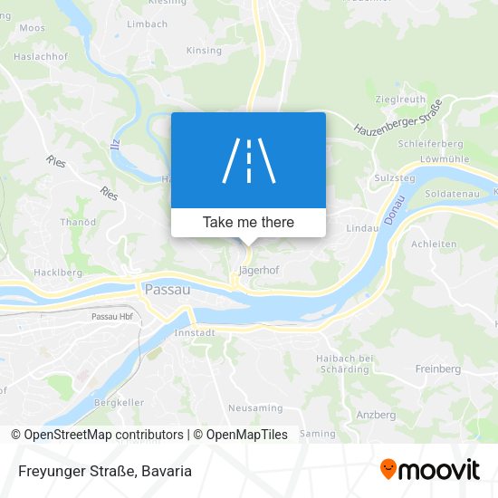 Freyunger Straße map
