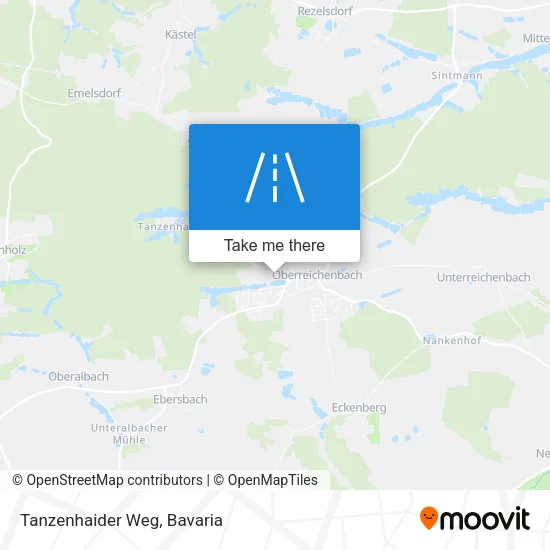 Карта Tanzenhaider Weg