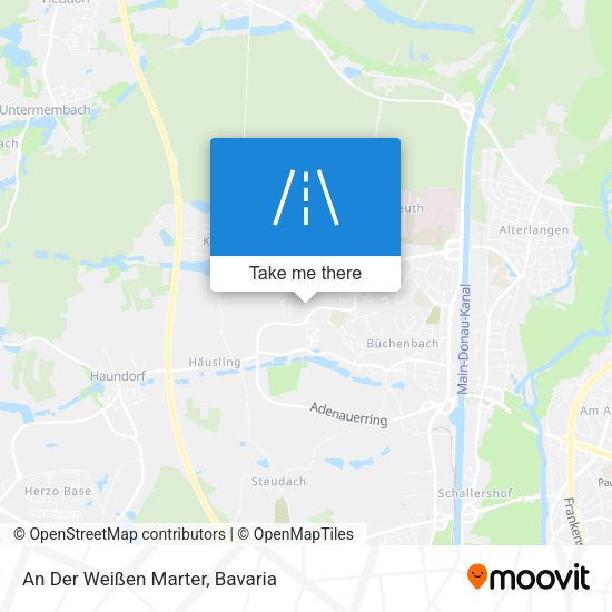 An Der Weißen Marter map