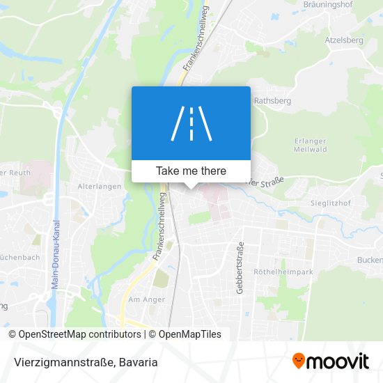 Vierzigmannstraße map