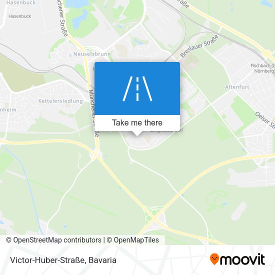 Victor-Huber-Straße map