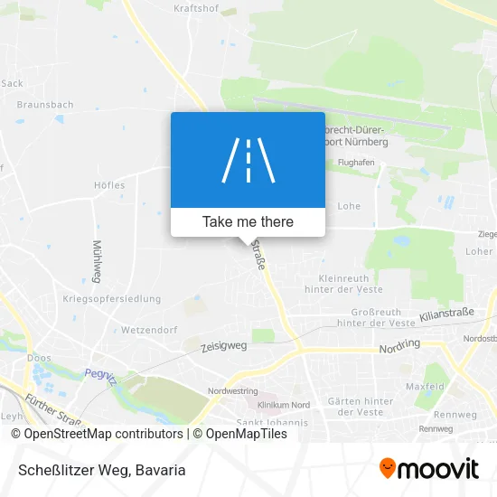 Карта Scheßlitzer Weg
