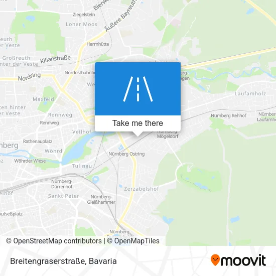 Карта Breitengraserstraße