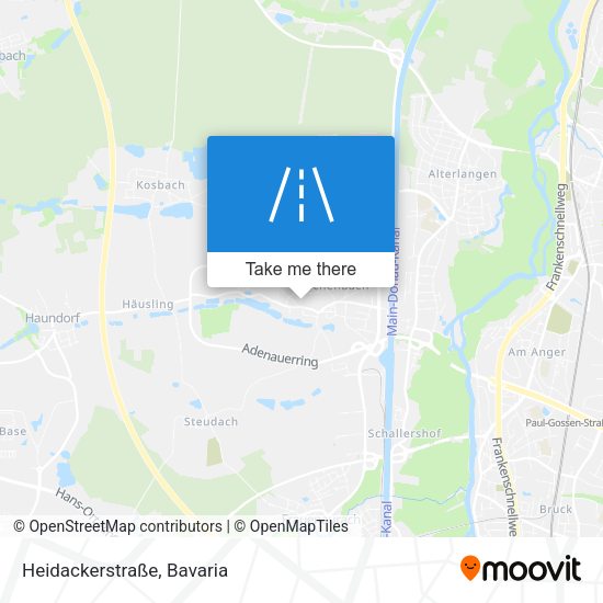 Heidackerstraße map