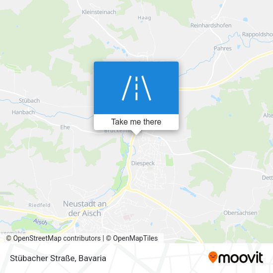 Stübacher Straße map