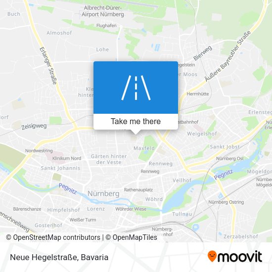 Neue Hegelstraße map